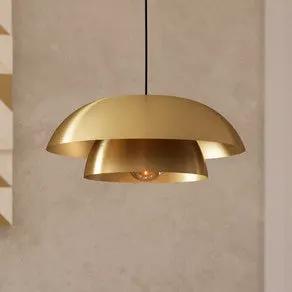 Cenciara pendant light, brushed brass