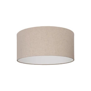 Feniglia ceiling lamp, linen lampshade, natural