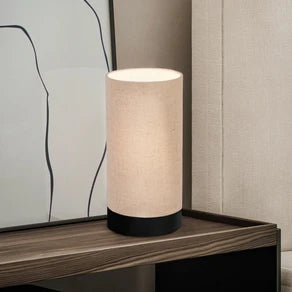 Feniglia table lamp, linen lampshade, natural