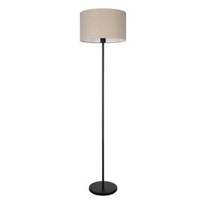 Feniglia floor lamp, linen lampshade, natural