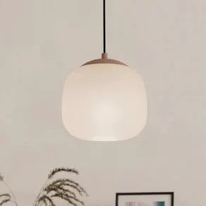 Cominio pendant light taupe/sand, 1-bulb