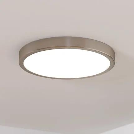 LED surface-mounted panel Fueva 5 IP20 830 nickel Ø28.5cm