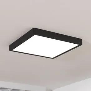 Surface-mounted LED panel Fueva5 IP20 830 black 28.5x28.5cm