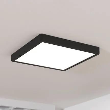 Surface-mounted LED panel Fueva5 IP20 830 black 28.5x28.5cm