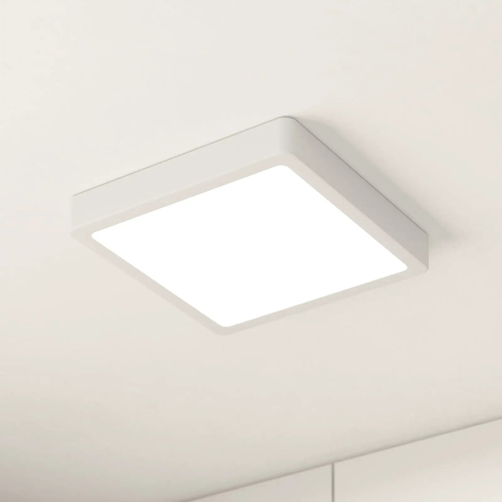 LED surface-mounted panel Fueva 5 IP20 830 white 21x21cm