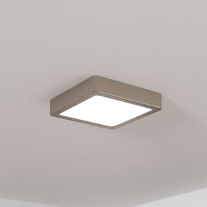 Fueva 5 IP20 830 nickel 16x16cm surface-mounted LED panel