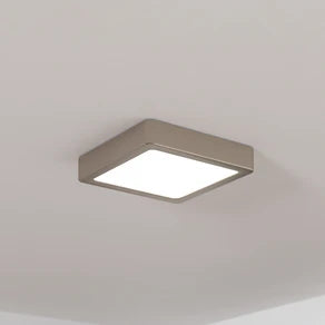 Fueva 5 IP20 830 nickel 16x16cm surface-mounted LED panel