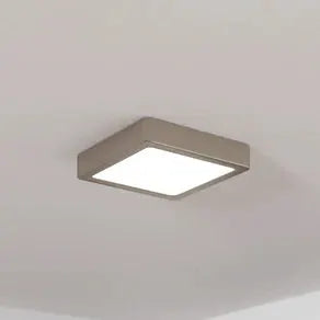 Fueva 5 IP20 830 nickel 16x16cm surface-mounted LED panel