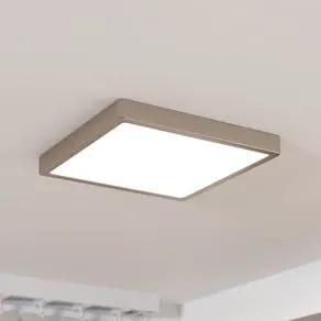 Surface-mounted LED panel Fueva 5 IP20 830 nickel 28.5x28.5cm