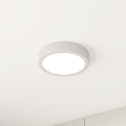 LED ceiling lamp Fueva 5 IP44 3000K white Ø16cm