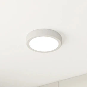 LED ceiling lamp Fueva 5 IP44 3000K white Ø16cm