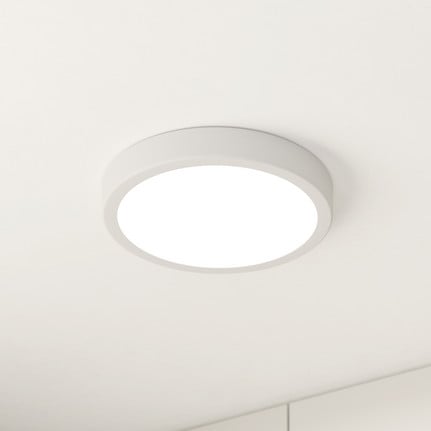 LED ceiling lamp Fueva 5 IP44 3000K white Ø21cm