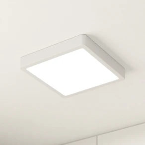 LED ceiling lamp Fueva 5 IP44 3000K white 21x21cm