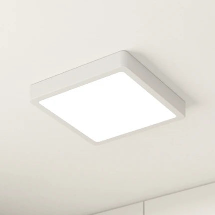 LED ceiling lamp Fueva 5 IP44 3000K white 21x21cm