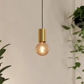 Pozueta 1 pendant light, 1-bulb, brass