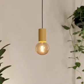 Pozueta 1 pendant light, 1-bulb, black/brown