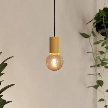 Pozueta 1 pendant light, 1-bulb, black/brown