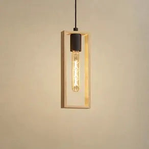 Littleton pendant light, black/brown, 1-bulb