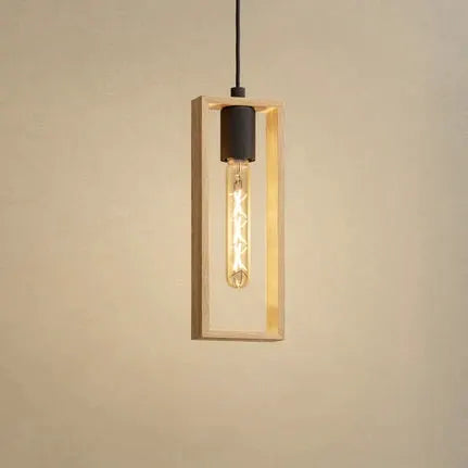 Littleton pendant light, black/brown, 1-bulb
