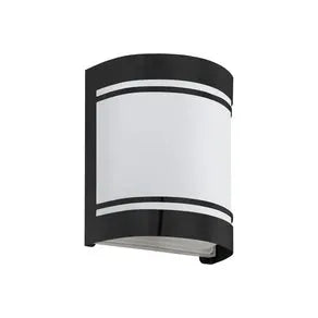 Cerno outdoor wall light, black