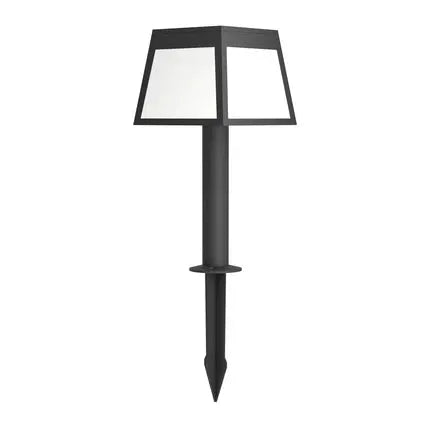 Altilia solar LED pedestal light, height 56 cm, black, sensor
