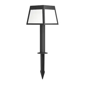 Altilia solar LED pedestal light, height 56 cm, black, sensor
