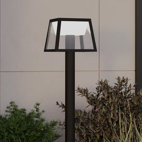 Altilia solar LED path light, height 106 cm, black, sensor