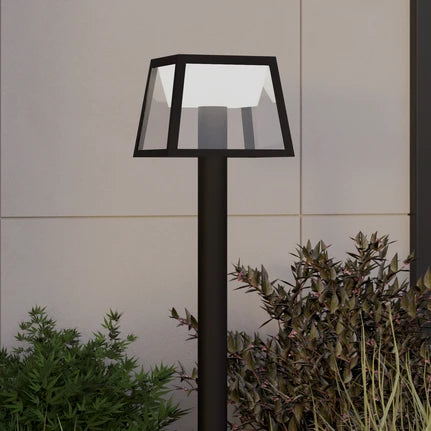 Altilia solar LED path light, height 106 cm, black, sensor
