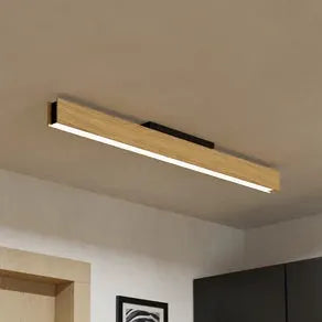 Smart ZIG LED ceiling lamp Anchorena-Z, length 123 cm, RGB CCT