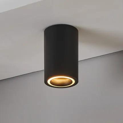 Smart ZIG LED ceiling lamp Carosso-Z, black, CCT, RGB