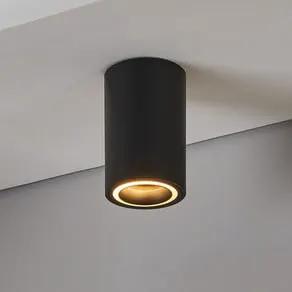 Smart ZIG LED ceiling lamp Carosso-Z, black, CCT, RGB