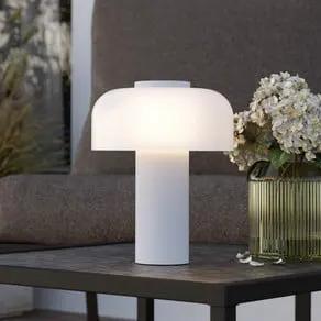 LED table lamp Ponente, Ø 16 cm, white, CCT, dimmable