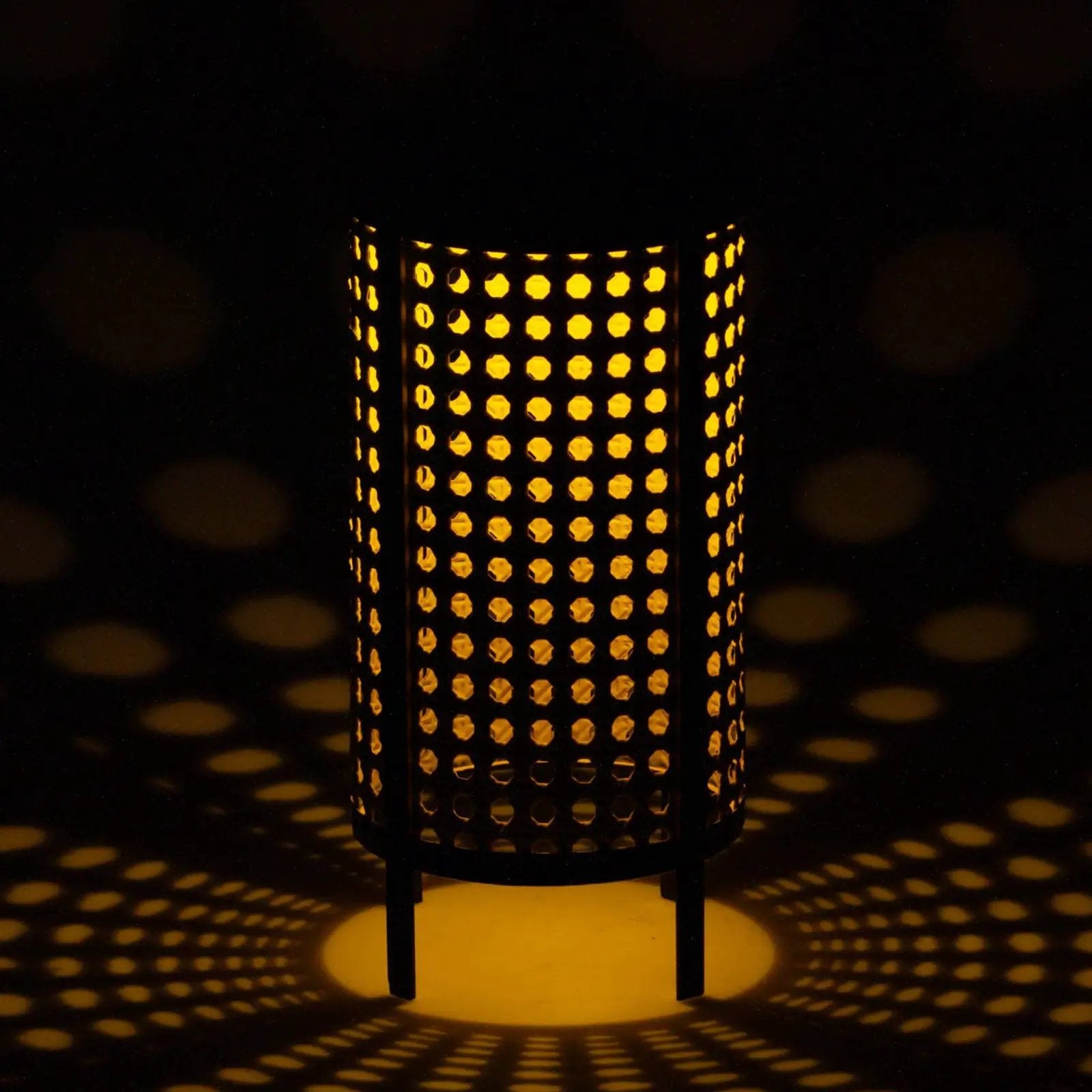 LED table lamp 48929, height 26 cm, black/beige