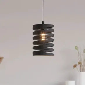 Cremella pendant light, Ø 18 cm, black, steel