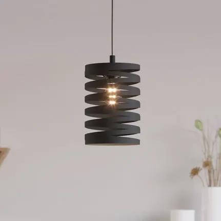 Cremella pendant light, Ø 18 cm, black, steel