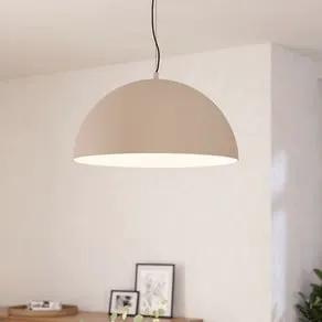 Gaetano 1 pendant light, Ø 53 cm, sand/cream, steel