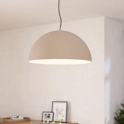 Gaetano 1 pendant light, Ø 53 cm, sand/cream, steel