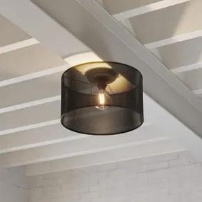 Manby ceiling light, Ø 45 cm, black, steel