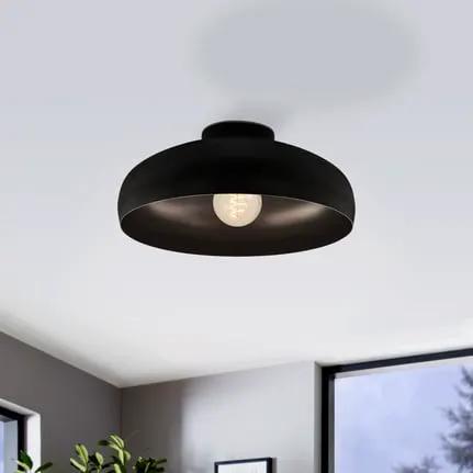 Mogano ceiling light, Ø 40 cm, black, steel