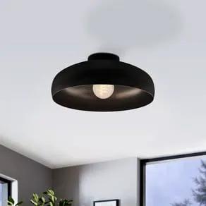 Mogano ceiling light, Ø 40 cm, black, steel