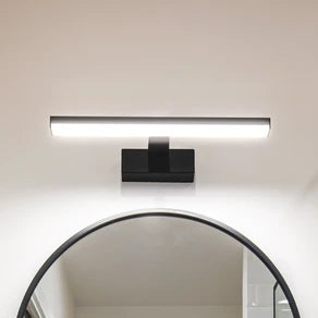 LED wall light Pandella 1, length 40 cm, black, aluminium