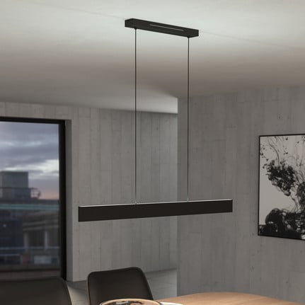 EGLO connect LED pendant light Andreas-Z, black, steel