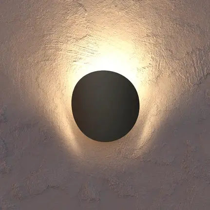 Briale LED outdoor wall light, black, height 20 cm, metal, CCT