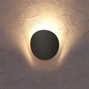 Briale LED outdoor wall light, black, height 20 cm, metal, CCT