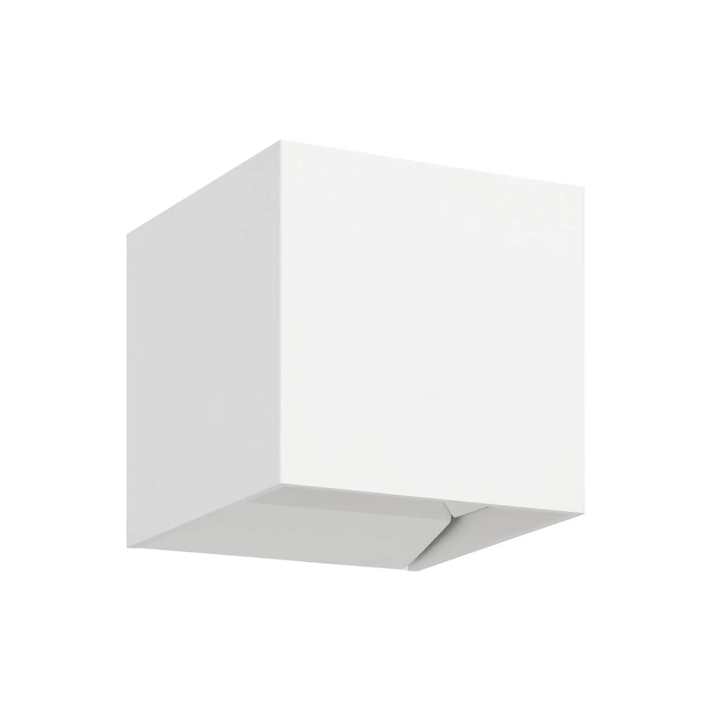 Calpino 3 LED outdoor wall lamp, white, width 10 cm, 2-bulb