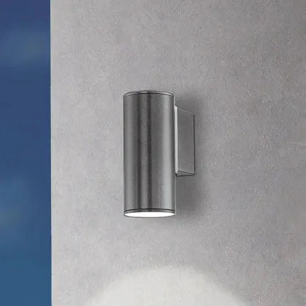 Riga wall lamp, anthracite, height 15 cm, metal