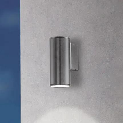 Riga wall lamp, anthracite, height 15 cm, metal