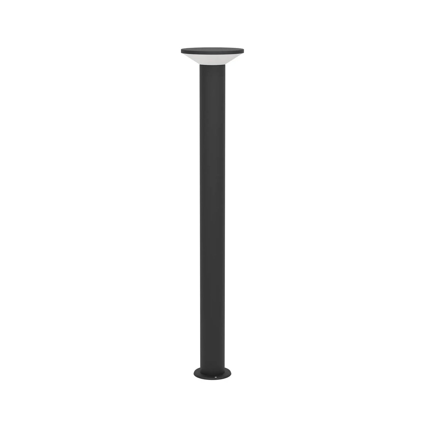 Rigosa LED path light, black, height 100 cm, metal