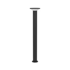 Rigosa LED path light, black, height 100 cm, metal