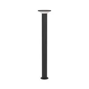 Rigosa LED path light, black, height 100 cm, metal